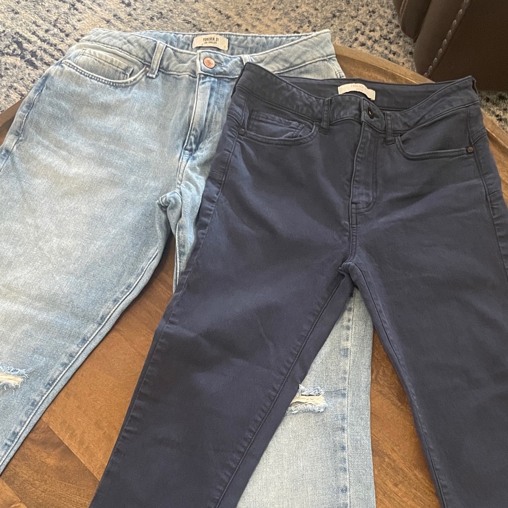 Forever 21 Jeans, bundle of 2 pair, size 26 (Small)